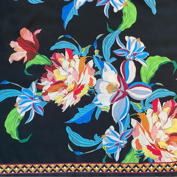 Jealous Tomato Midnight Bloom Floral Choker Blouse - Picture 3 of 10